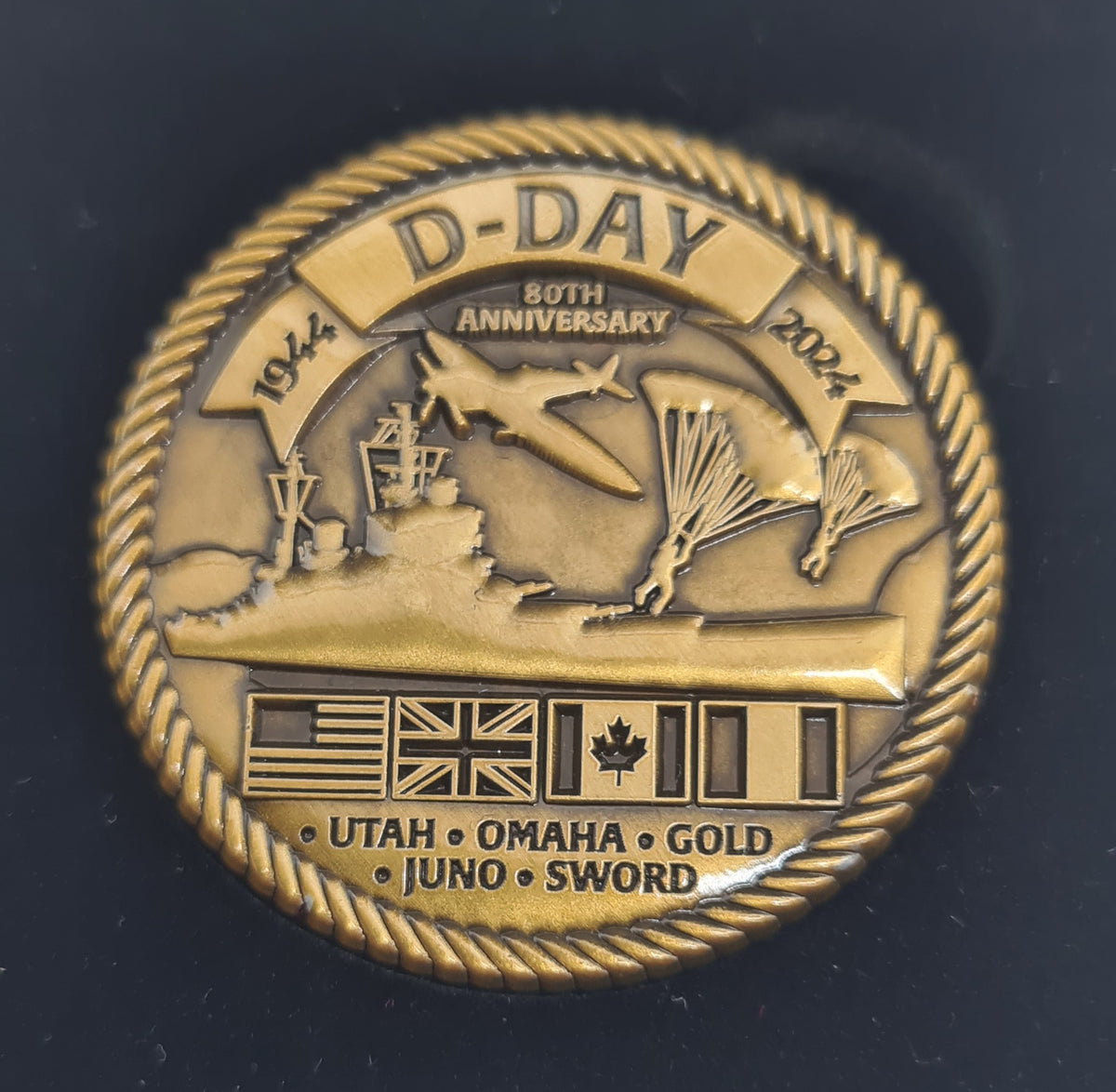 DDay 80th Anniversary Commemorative Coin 2024 Empire Poppy Store