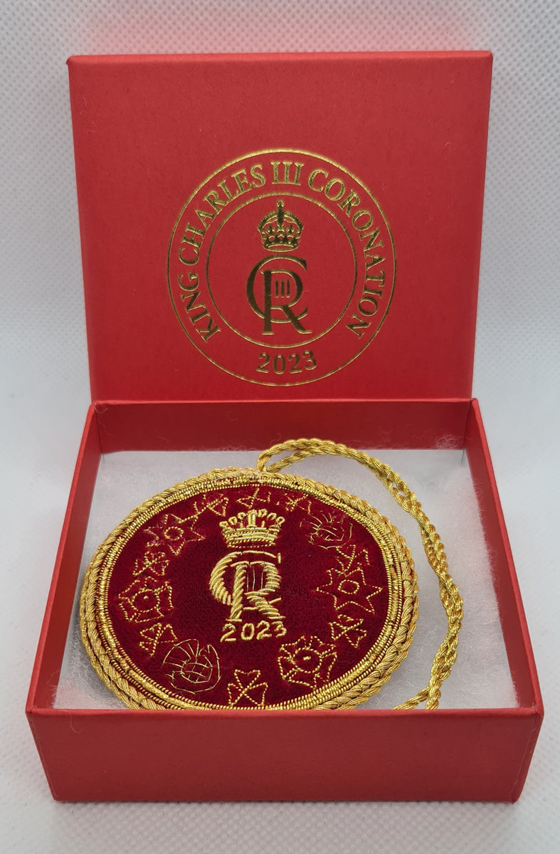 King Charles III Coronation Handmade Christmas Tree Ornament Empire