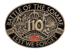 Load image into Gallery viewer, Battle of the Somme 110th Anniversary Enamel Badge 2026