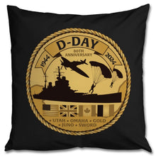 Load image into Gallery viewer, D-Day 80th Anniversary Commemorative Cushion 2024