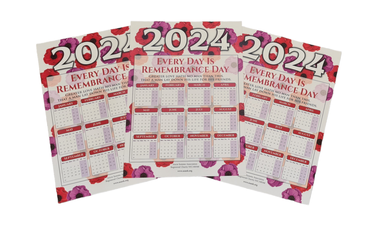 ASA Charity 2024 Calendar Empire Poppy Store