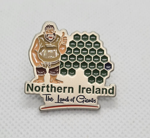 Northern Ireland The Land Of Giants Enamel Pin Badge