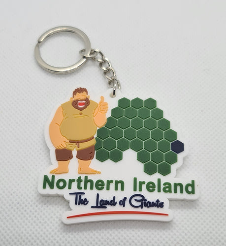 Northern Ireland The Land Of Giants Keyring