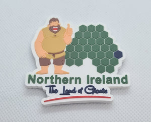 Northern Ireland The Land Of Giants Fridge Magnet