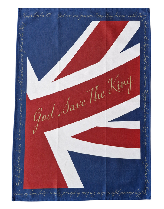 God Save The King Tea Towel