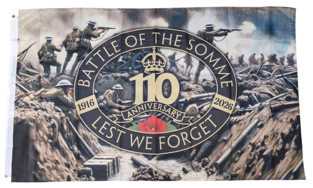 Battle of the Somme 110th Anniversary Flag 2026