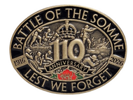 Battle of the Somme 110th Anniversary Enamel Badge 2026