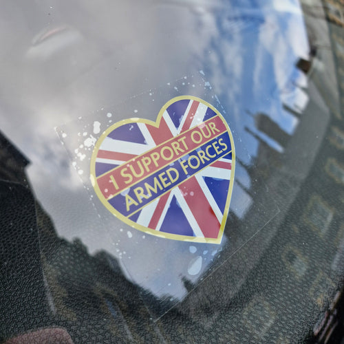I Support The Armed Forces Window Sticker