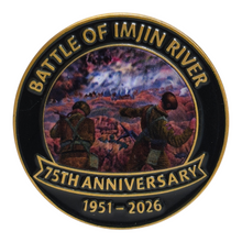 Load image into Gallery viewer, Battle of Imjin River 75th Anniversary Enamel Badge
