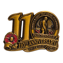 Load image into Gallery viewer, Battle of Passchendaele 110th Anniversary Enamel Badge 2027