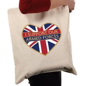 I Support Our Armed Forces Tote Bag