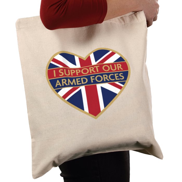 I Support Our Armed Forces Tote Bag