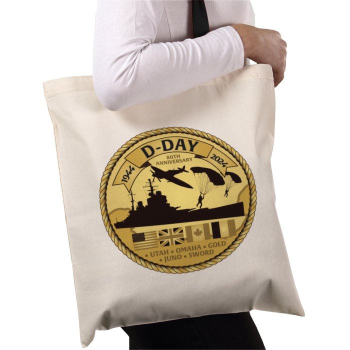D-Day 80th Anniversary Commemorative Tote Bag 2024