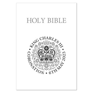 King Charles III Coronation Royal Ruby Text Bible (hardback)