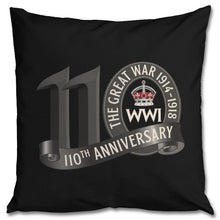 Load image into Gallery viewer, The Great War 110th Anniversary Commemorative Cushion 2024