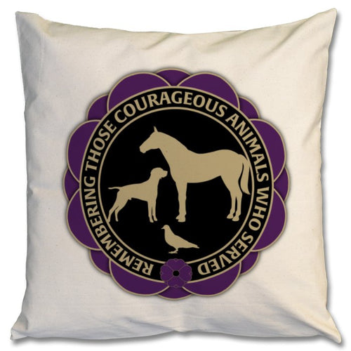 NI Purple Poppy Memorial Fund Cushion