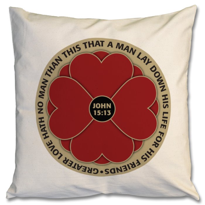 Empire Poppy Cushion