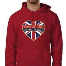 Load image into Gallery viewer, I Support Our Armed Forces Hoodie