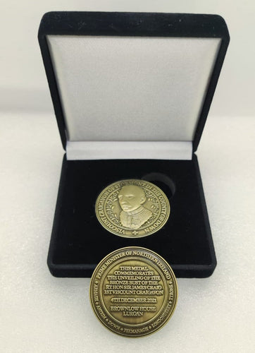 Limited Edition Lord Craigavon Memorial Unveiling Coin