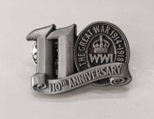 Load image into Gallery viewer, The Great War 110th Anniversary Commemorative Enamel Pin Badge 2024