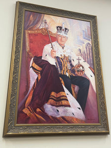 Limited Edition King Charles III Coronation Signed Giclée Print