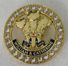 Load image into Gallery viewer, William &amp; Catherine Prince &amp; Princess of Wales Brooch