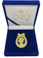 Load image into Gallery viewer, Queen Elizabeth II Centenary Cameo Brooch 2026