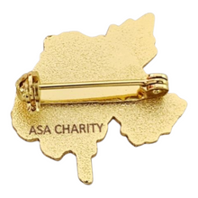 Load image into Gallery viewer, Northern Ireland Map Poppy Badge 2026