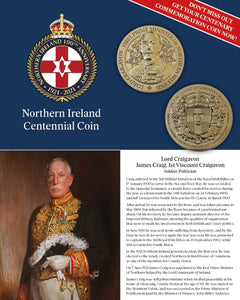 Northern Ireland Centennial Coin