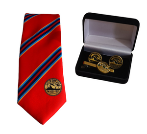 D-Day 80th Anniversary Commemorative Tie, Cuff Links & Tie Pin Set 2024