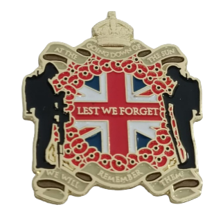 We Will Remember Them Pin Badge