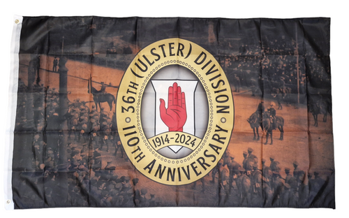36th (Ulster) Division 110th Anniversary Commemorative Flag 2024
