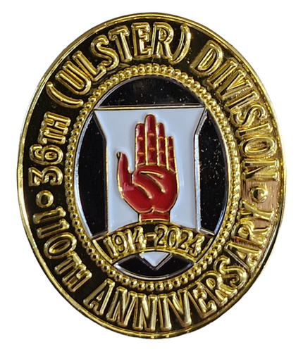 36th (Ulster) Division 110th Anniversary Commemorative Enamel Badge 2024