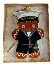 Load image into Gallery viewer, British Armed Forces Gingerbread Men Christmas Tree Ornament