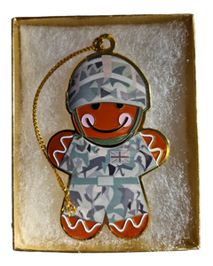 British Armed Forces Gingerbread Men Christmas Tree Ornament