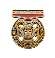 Bernard McQuirt VC Enamel Badge