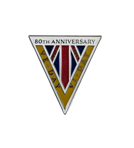 VE/VJ Day 80th Anniversay Pin Badge 2025