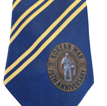 Load image into Gallery viewer, Korean War 75th Anniversary Commemorative Tie