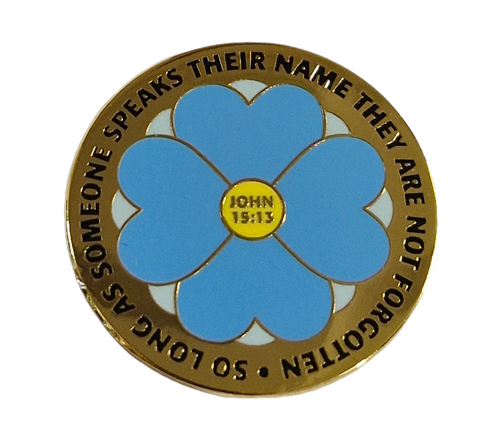 Empire Forget Me Not Badge