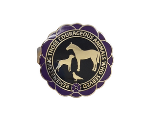 NI Purple Poppy Memorial Fund Grille Badge