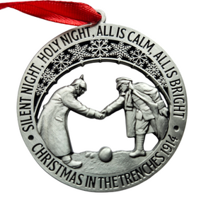 The Christmas Truce 1914 Christmas Tree Ornament