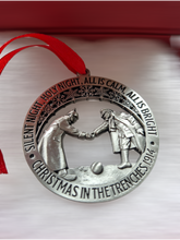 Load image into Gallery viewer, The Christmas Truce 1914 Christmas Tree Ornament