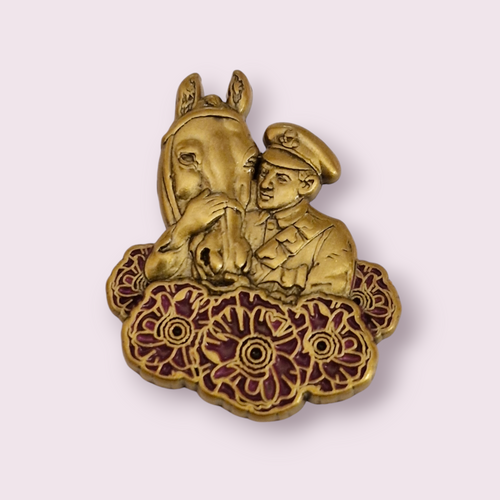 They Served Together Enamel Badge