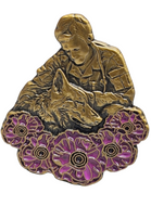 They Served Together Lucky Enamel Badge
