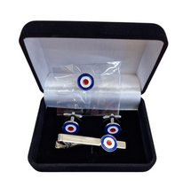 Load image into Gallery viewer, RAF Roundel Cuff Links, Tie Pin and Lapel Pin