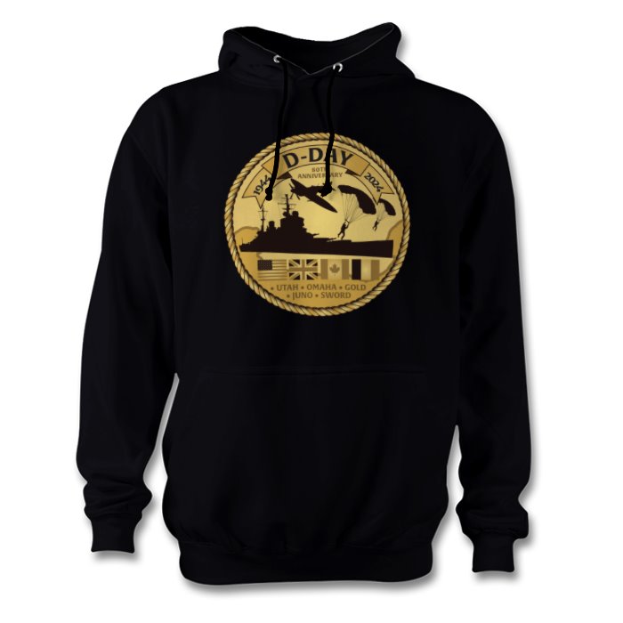 D-Day 80th Anniversary Commemorative Hoodie 2024
