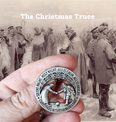 The Christmas Truce 1914 Enamel Badge