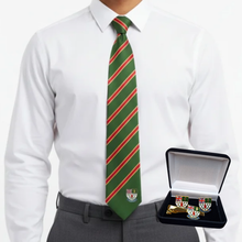 Load image into Gallery viewer, 36th Ulster Division Tie, Cuff Links &amp; Tie Pin Set