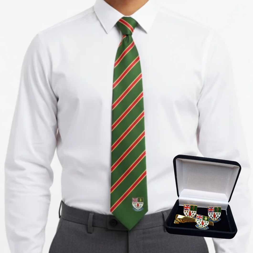 36th Ulster Division Tie, Cuff Links & Tie Pin Set