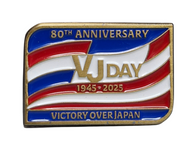 Victory Over Japan Day 80th Anniversary Commemorative Pin Badge 2025